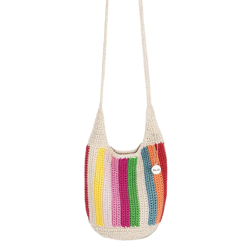 hand crochet - beach stripe