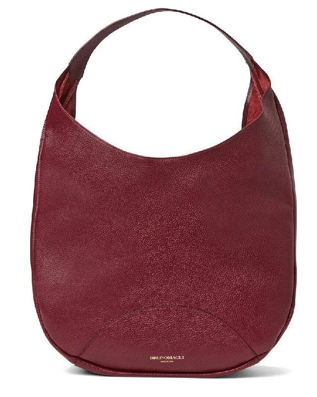 Bruno Magli Celeste Leather Hobo Bag