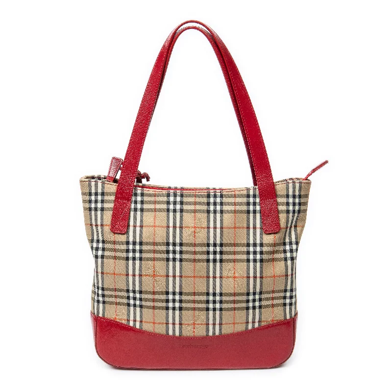 Burberrys Small Zip Tote