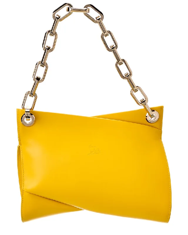 Christian Louboutin Loubitwist Chain Leather Shoulder Bag