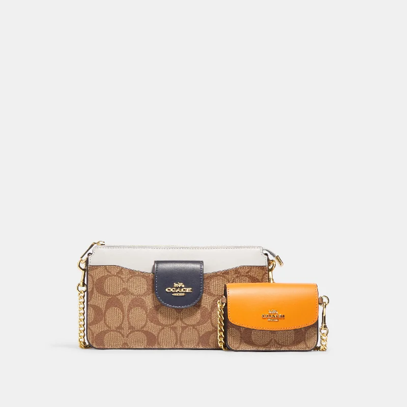 Coach Outlet Poppy Crossbody In Colorblock Signature Canvas