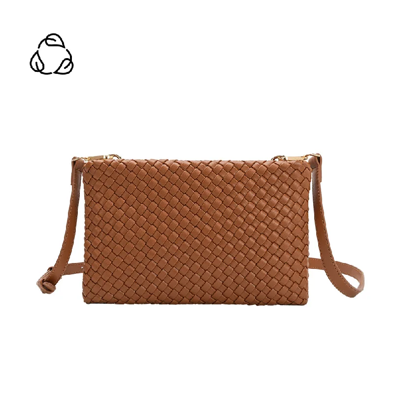 Daisy Saddle Woven Recycled Vegan Crossbody