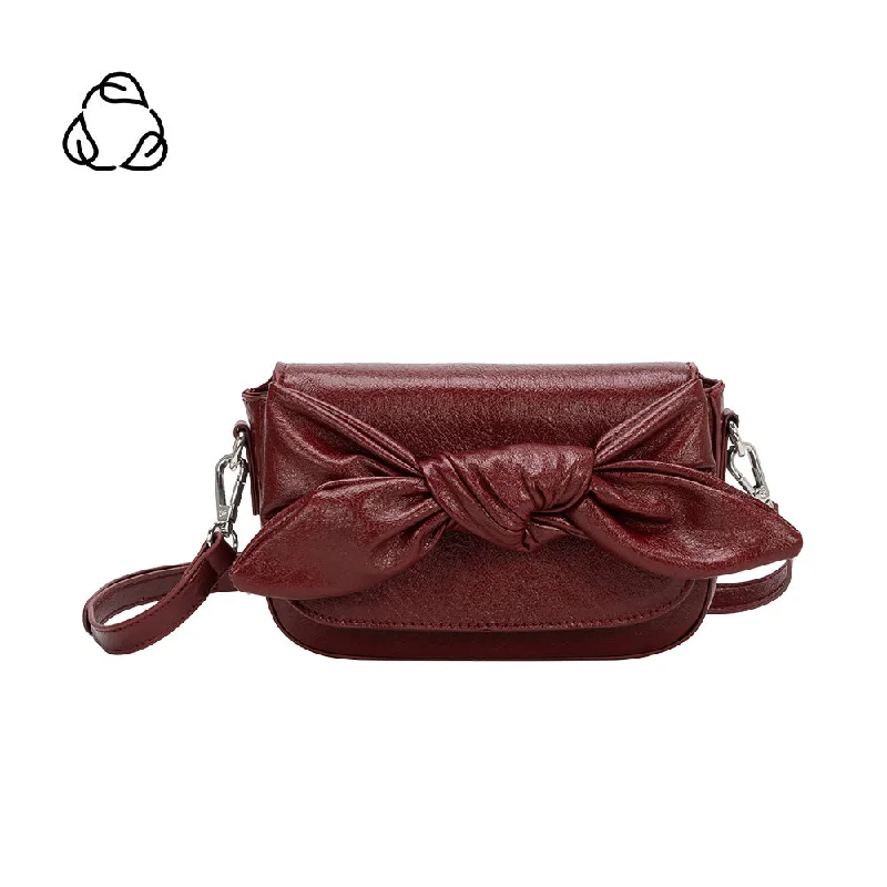 Faye Cranberry Clutch Crossbody Bag