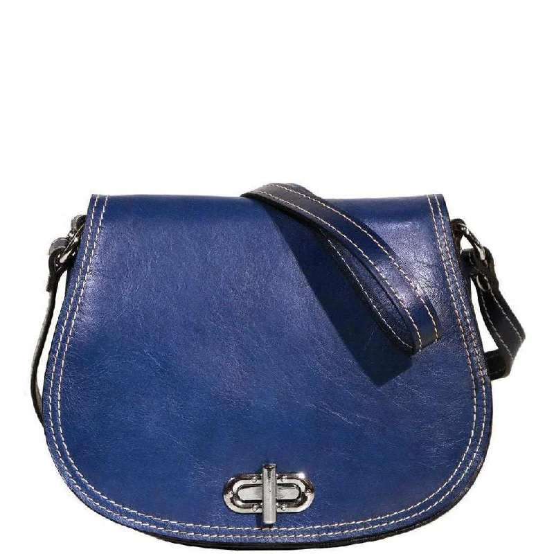 Floto Leather Firenze Saddle Shoulder Bag