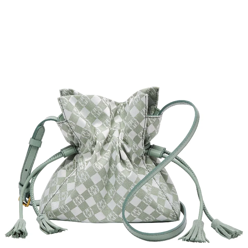 Fossil Women's Rayna Jacquard Drawstring Crossbody