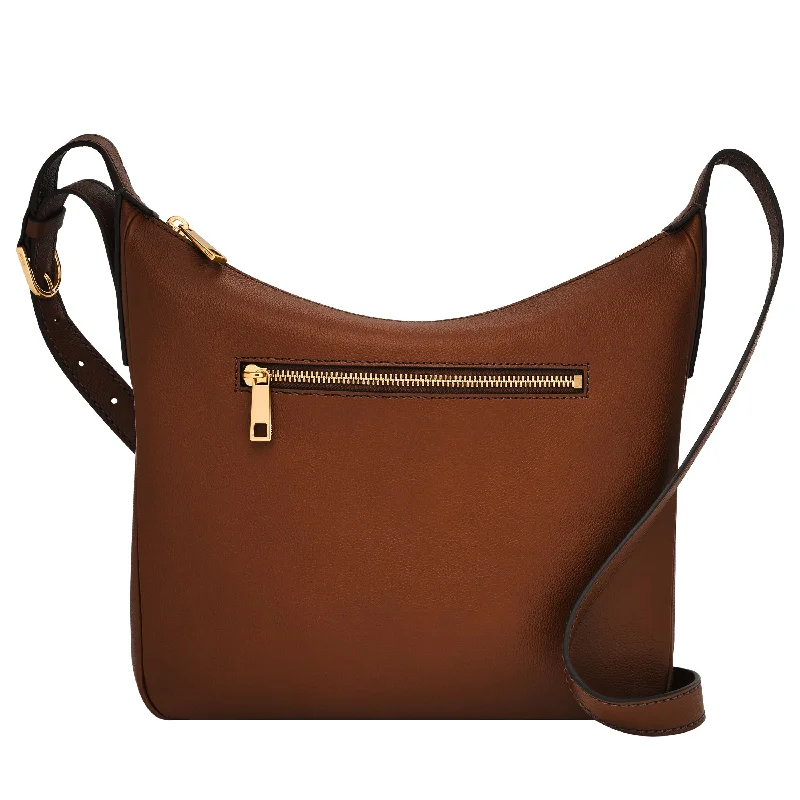 Fossil Wome's Cecilia Leather Top Zip Crossbody