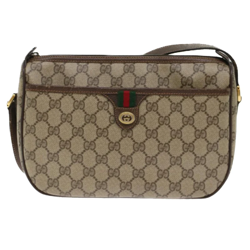 Gucci Gg Canvas  Canvas Shoulder Bag (Pre-Owned)