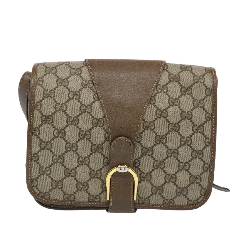 Gucci Gg Canvas  Canvas Shoulder Bag (Pre-Owned)