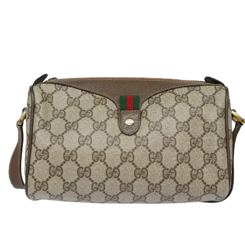 Gucci Gg Canvas  Canvas Shoulder Bag (Pre-Owned)