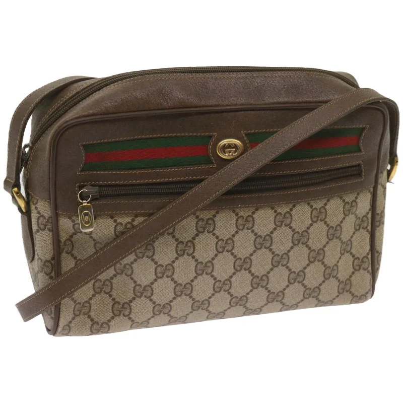 Gucci Ophidia  Canvas Shoulder Bag (Pre-Owned)