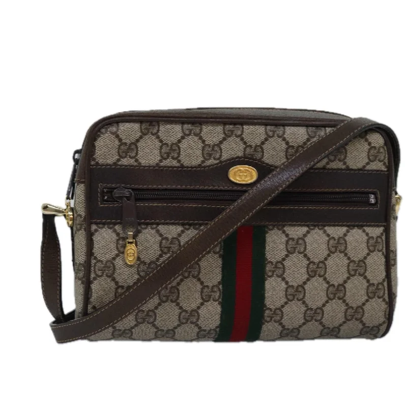 Gucci Ophidia  Canvas Shoulder Bag (Pre-Owned)