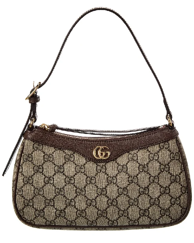 Gucci Ophidia Small GG Supreme Canvas & Leather Hobo Bag