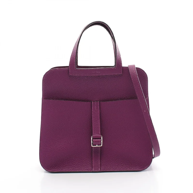 Hermes Arzan 25 Handbag Purple