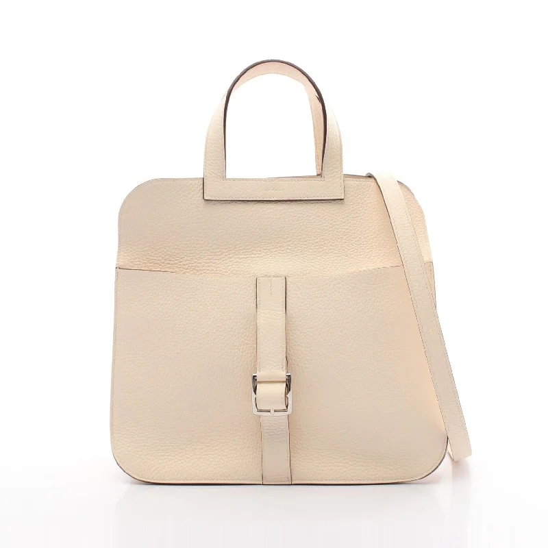 Hermes Arzan 31 Handbag Ivory