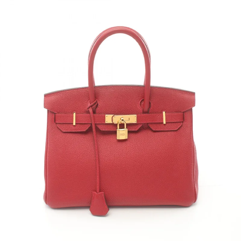 Hermes Birkin 30 Togo Handbag Red