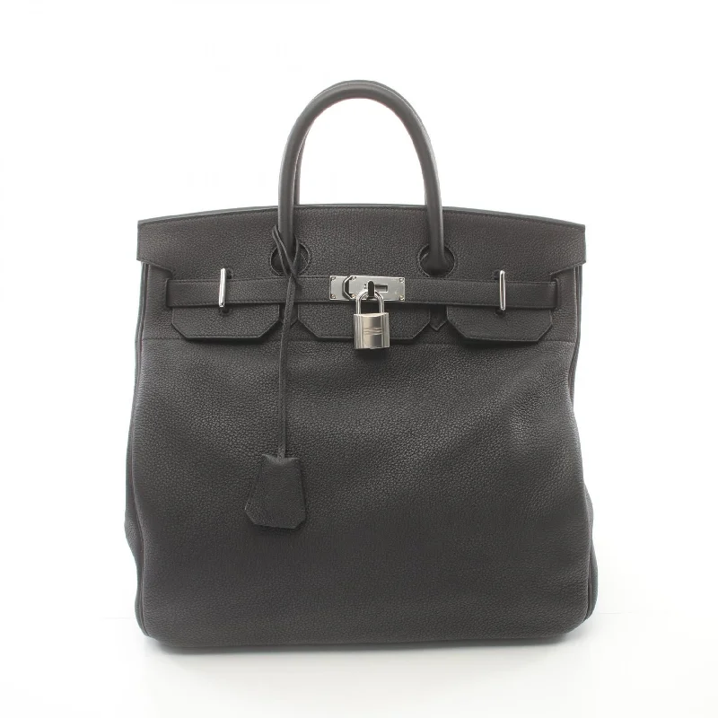 Hermes Haut a Courroies 40 Togo Handbag Black