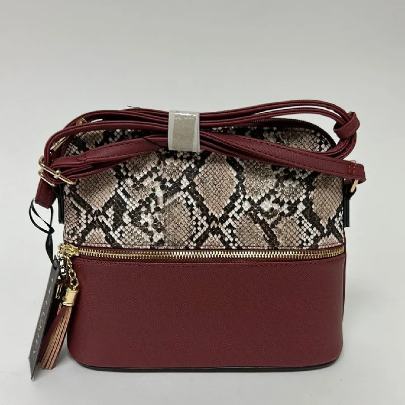 HY5245K Wine Snake Crossbody Bag