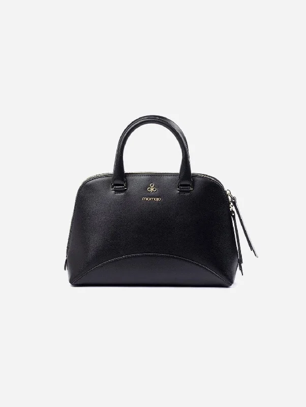 Isotta Corn Leather Vegan Handbag | Black