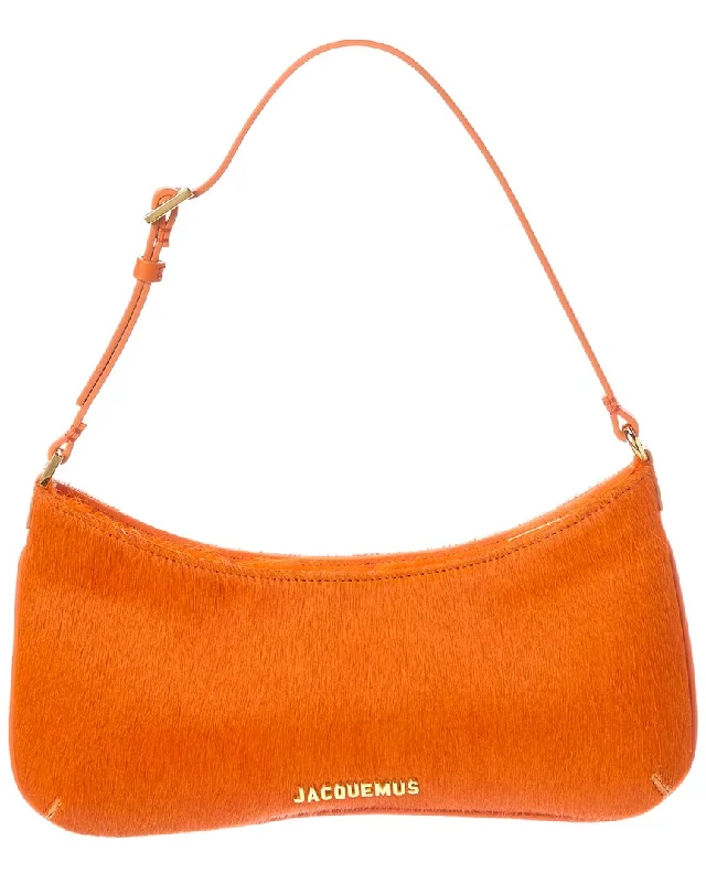 Jacquemus Le Bisou Haircalf Hobo Bag