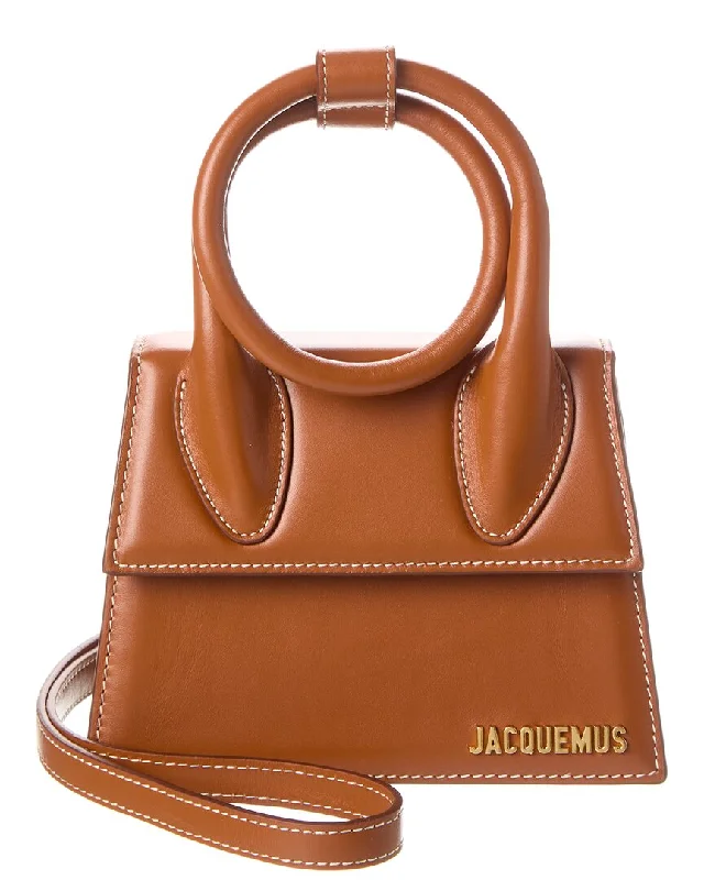 Jacquemus Le Chiquito Noeud Leather Shoulder Bag