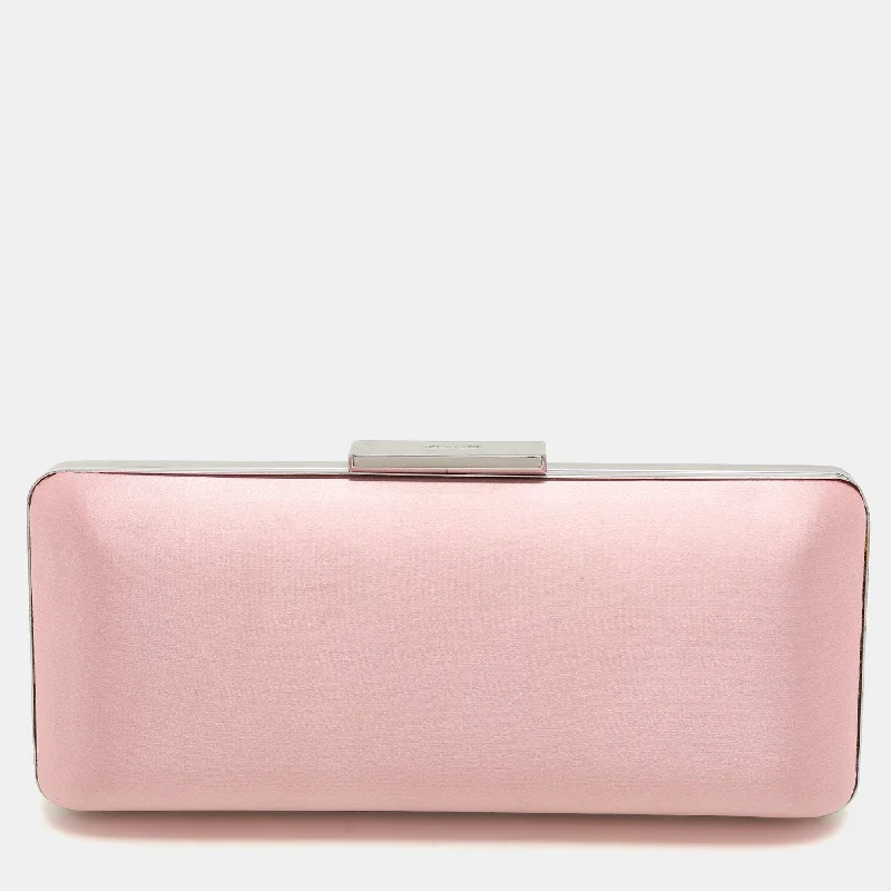 Kenzo Pink Satin Clutch