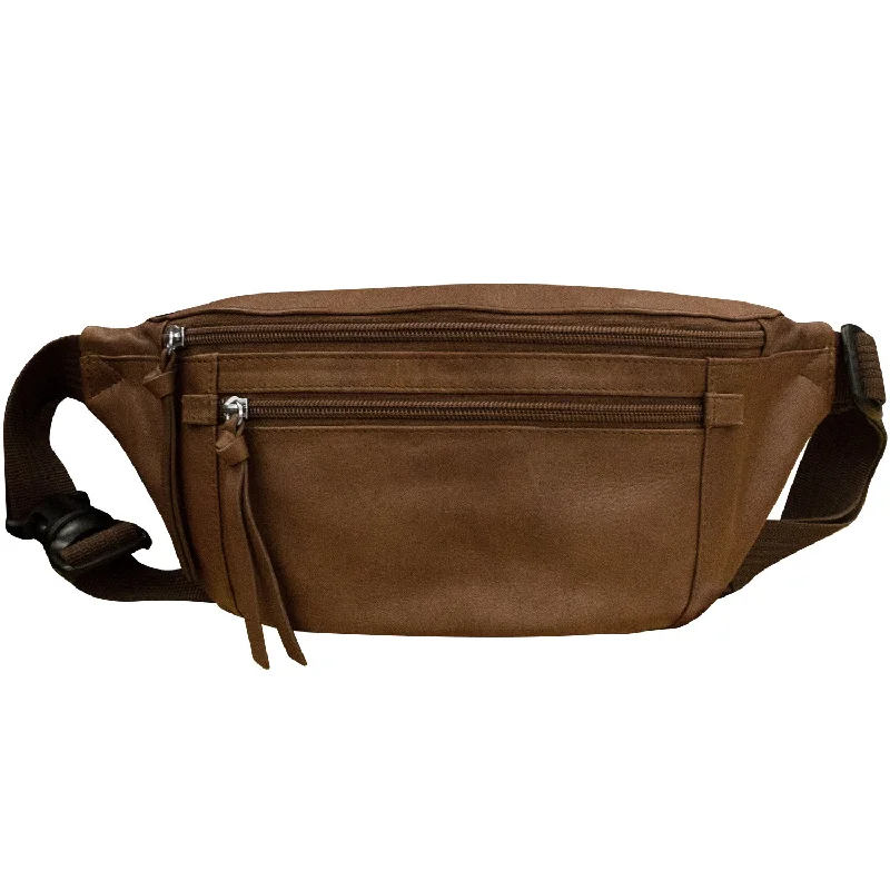 Large Waist Pouch with Nylon Zip