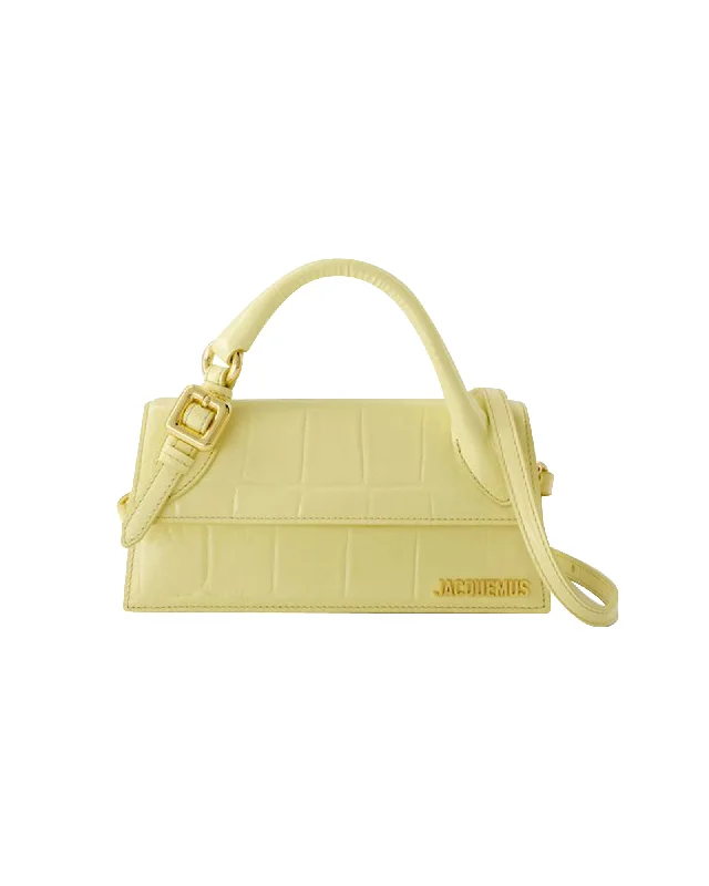 Le Chiquito Long Boucle Bag- Jacquemus - Leather - Yellow