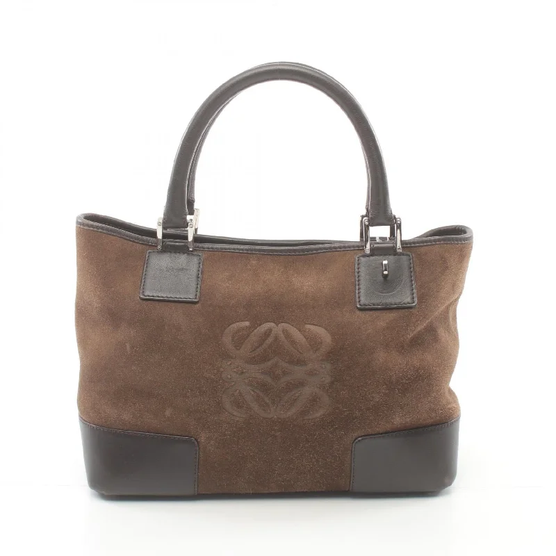 Loewe Suede Leather Amazona Handbag