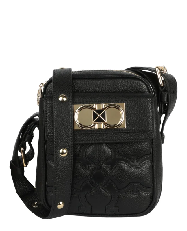 Logo Embossed Crossbody Bag