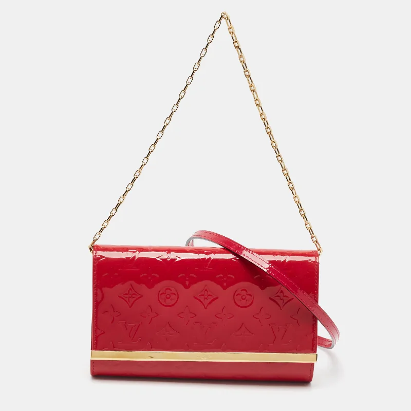 Louis Vuitton Indian Rose Monogram Vernis Ana Clutch Bag