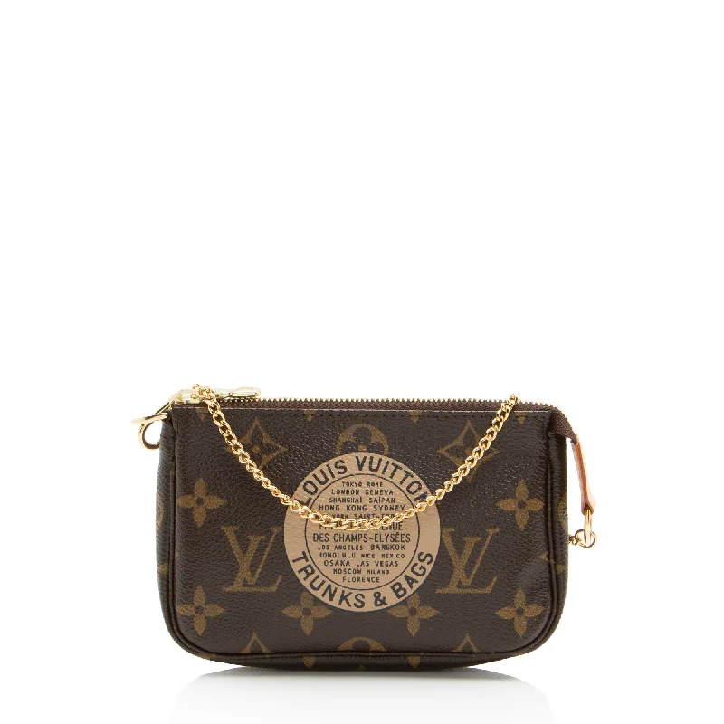 Louis Vuitton Limited Edition Monogram Canvas Trunks & Bags Mini Pochette Accessoires