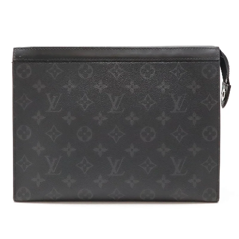 Louis Vuitton Monogram Eclipse Pochette Voyage MM Clutch M61692