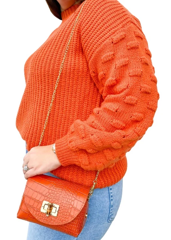 Madisyn Bag In Burnt Orange