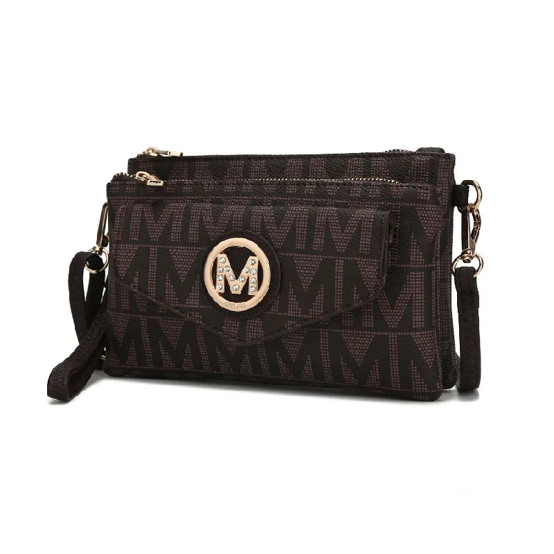 Manny Milan M Signature Crossbody Wristlet