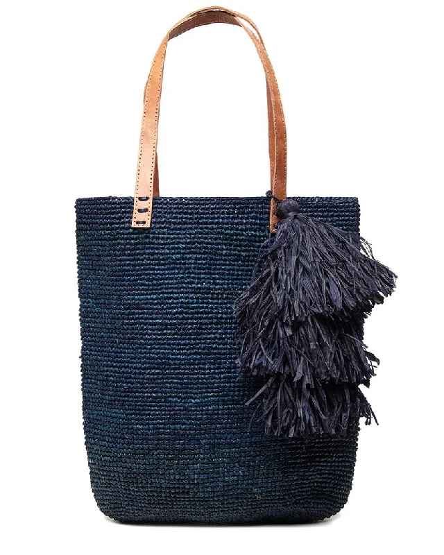 Mar Y Sol Carolina Raffia Shoulder Bag