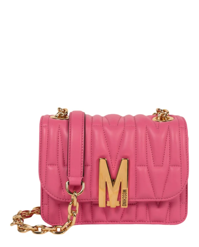 Quilted M-Logo Crossbody Bag