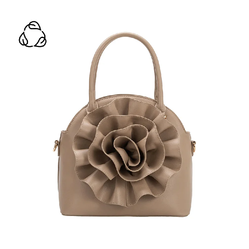 Roxanne Taupe Recycled Vegan Crossbody Bag