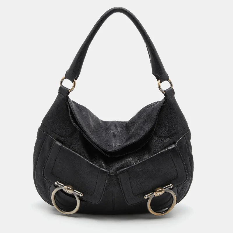 Salvatore Ferragamo  Leather Hobo