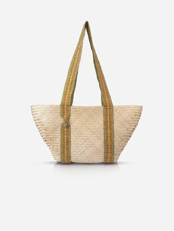 Siap Bamboo Vegan Medium Tapered Tote | Copper Stripe