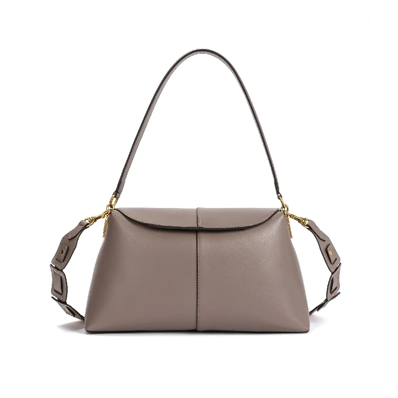 Smooth Leather Hobo/Tote Bag