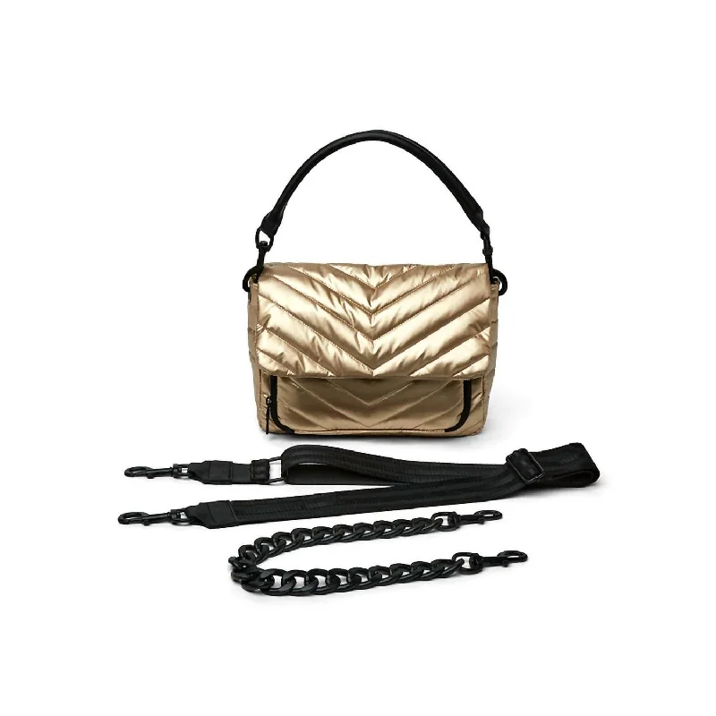 The Muse Crossbody Bag In Pearl Cashmere