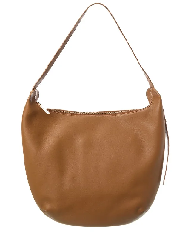 The Row Allie N/S Leather Hobo Bag