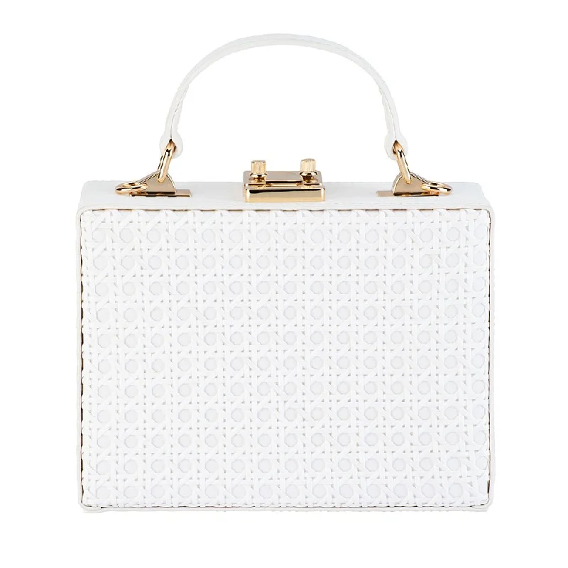 TORI Wicker Box Bag