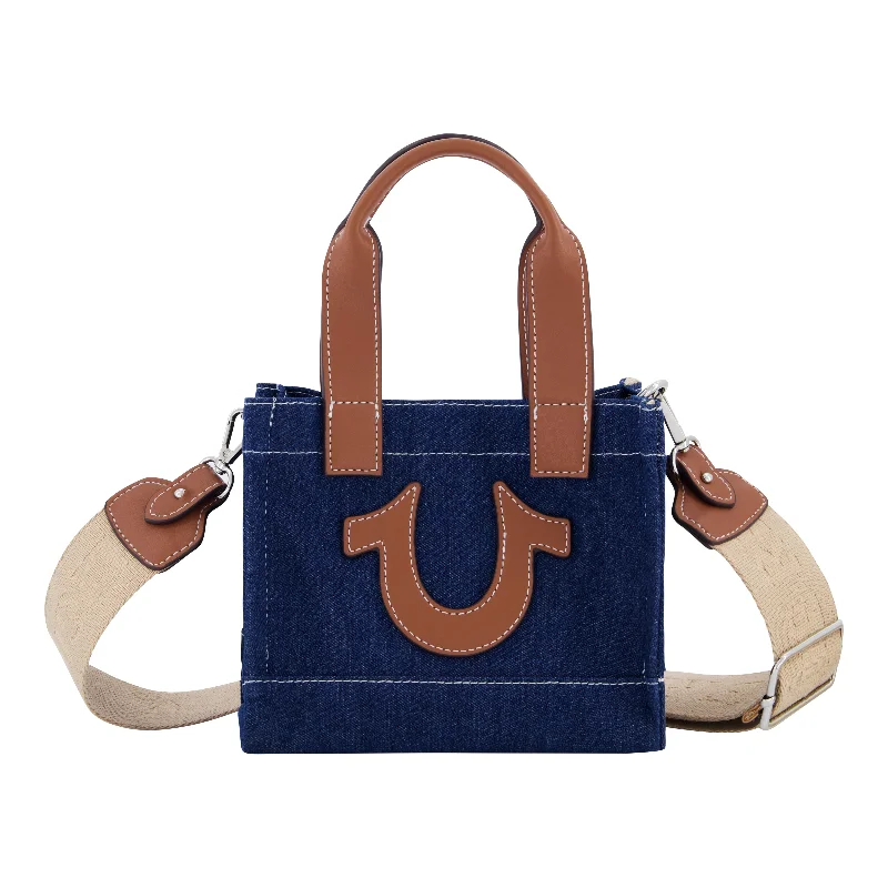 True Religion Mini Denim Tote