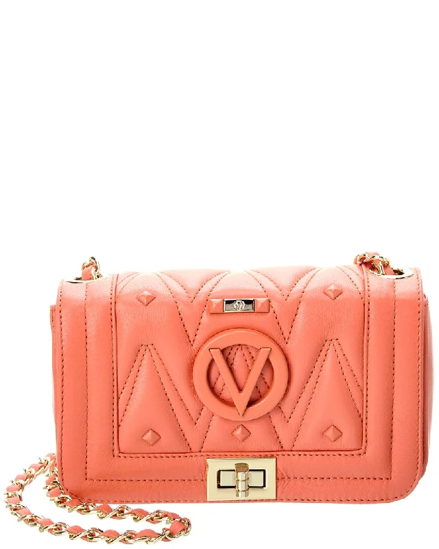 Valentino by Mario Valentino Beatriz Diamond Leather Shoulder Bag