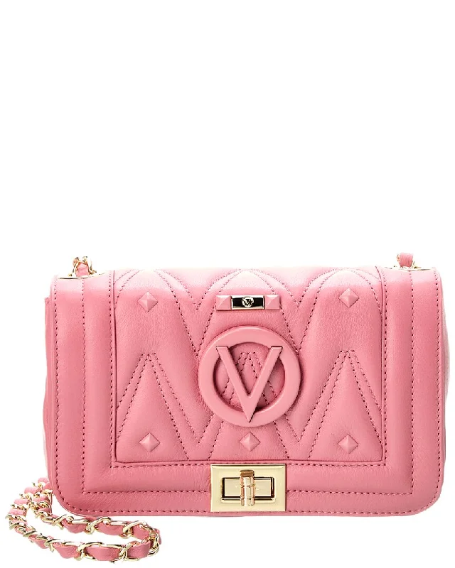 Valentino by Mario Valentino Beatriz Diamond Leather Shoulder Bag