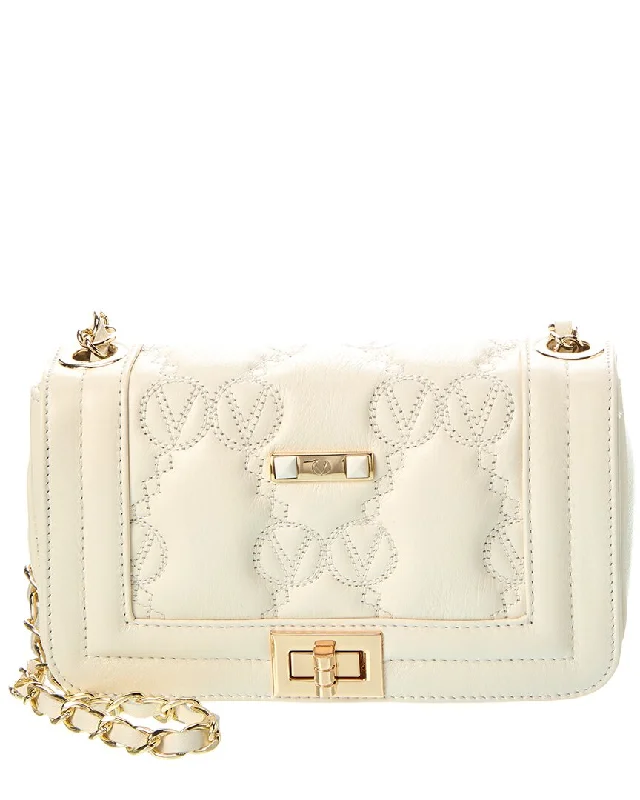 Valentino by Mario Valentino Beatriz Monogram Leather Shoulder Bag