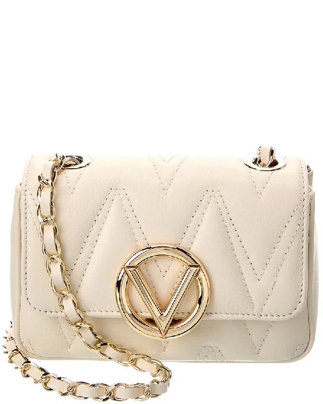 Valentino by Mario Valentino Chu Chu Diamond Leather Crossbody