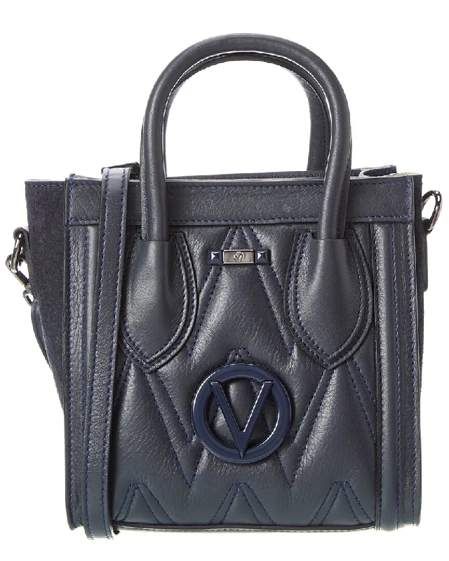 Valentino by Mario Valentino Eva Diamond Leather Tote