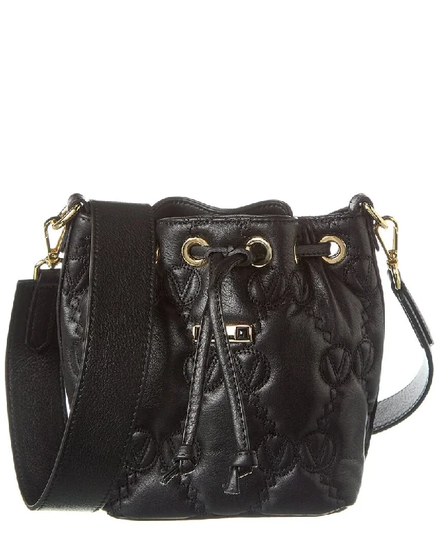 Valentino by Mario Valentino Jules Matelasse Leather Bucket Bag